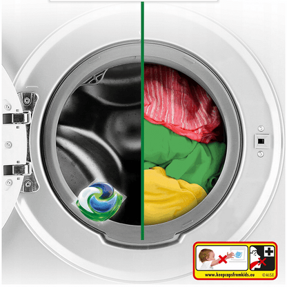 ARIEL Capsules de lessive couleur tout-en-un PODS, lot de 100 – Lavage couleur efficace même à basse température