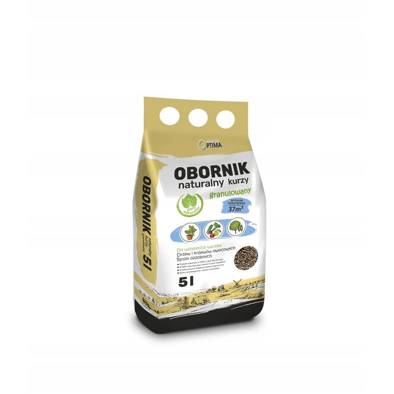 Optima Fumier de Poulet Granulé Naturel 5L Engrais