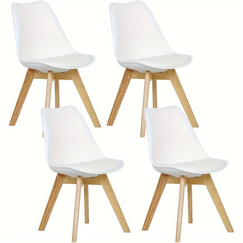 2/4pcs Chaise de salle à manger Bureau Chaise de visite Chaise de réception Chaise de designer Chaise de cuisine en bois