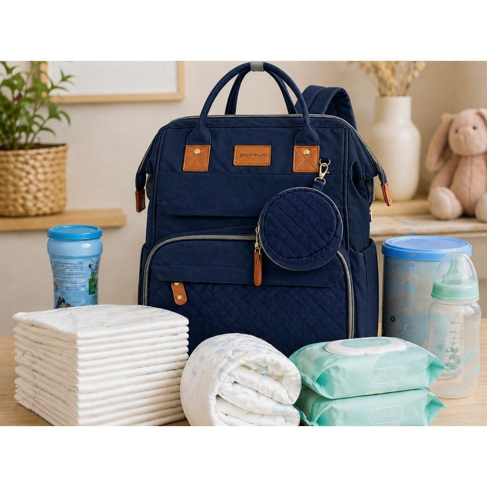 Sac à dos Maman avec lit et USB, Sac à dos multifonctionnel pour parents avec organisateur, Grand sac à dos de voyage avec fonction lit pour enfants, Sac à dos pratique pour la marche et les voyages, Lit pliable avec matelas, Sac à dos quotidien spacieux
