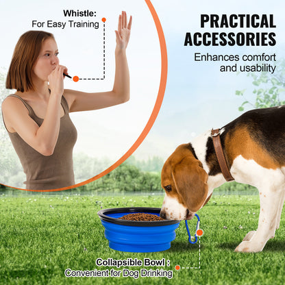 Ensemble d'équipement d'entraînement à l'agilité pour chien VEVOR 4 pièces avec obstacles, anneaux de saut et boîte de pause
