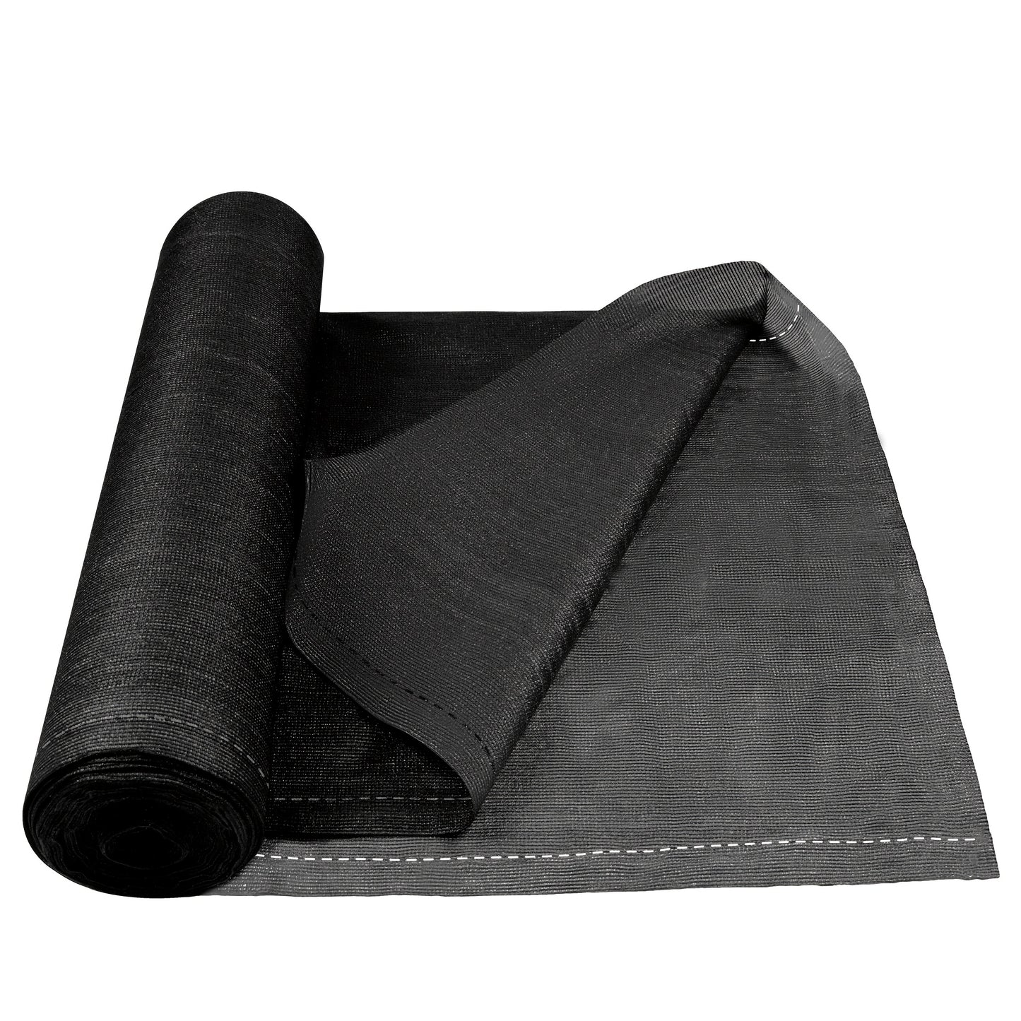 Écran de confidentialité de 100 cm pour balcon, terrain de sport et jardin, filet d'ombrage 150 g/m² avec  UV et design -vent, inclut attaches en gris foncé vert