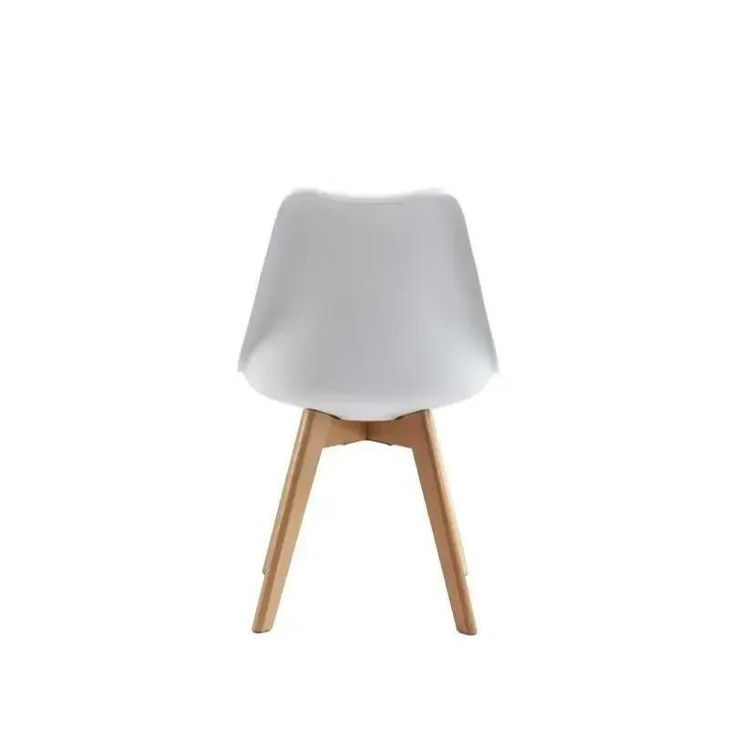 Ensemble de 4 chaises de salle à manger MCC Direct, chaises de cuisine, chaises de bureau, chaise coquille de designer, "Eva" disponible en 7 couleurs tendance
