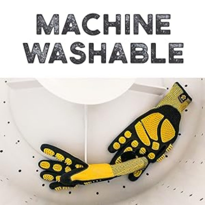 Gants de toilettage et de bain pour animaux de compagnie - Gants anti-peluches adaptés aux animaux avec des poils longs et courts, efficaces pour enlever les poils des chats, des chiens et des chevaux (Jaune)