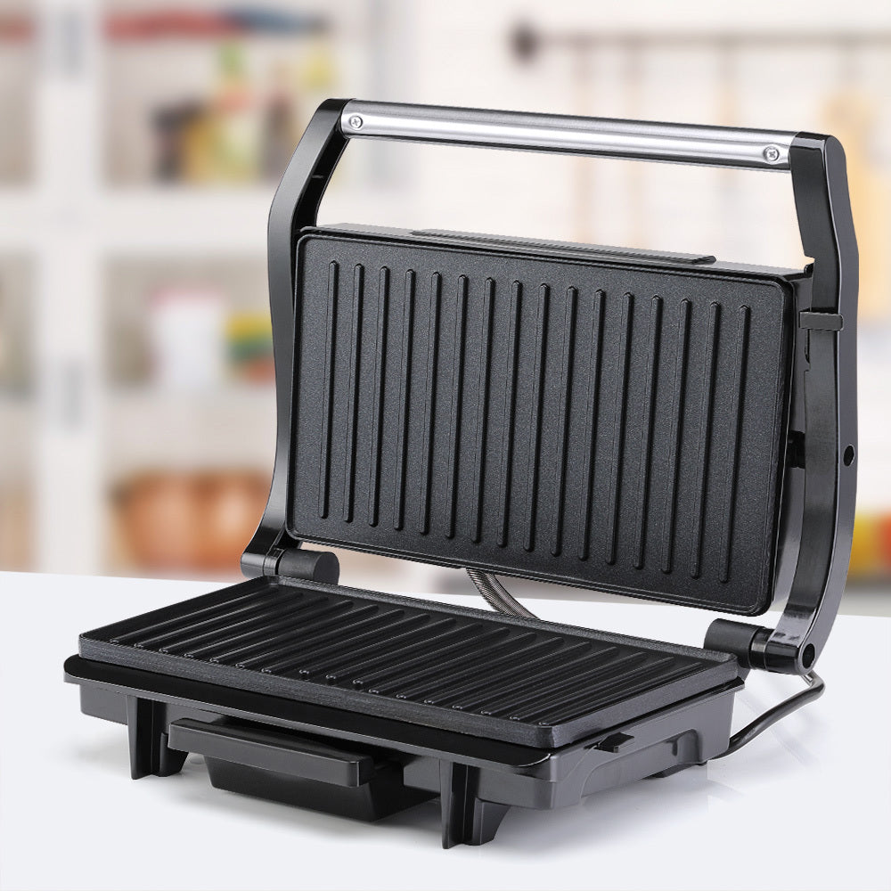 MONZANA® Grill Contact Antiadhésif Sécurité Verrouillage Cool-Touch Cuisine Électrique Grill Table Grill Sandwich Maker Panini Toaster 1500W Noir