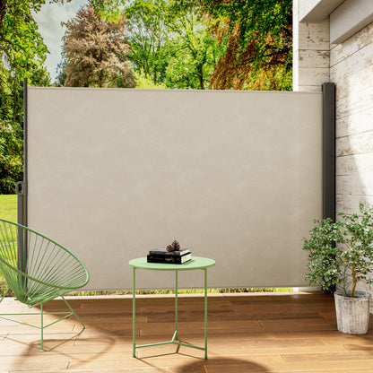 CASARIA® Nosara 180X300Cm Auvent Pare-soleil Rétractable Coupe-vent et Imperméable pour Balcon, Terrasse et Jardin, Anthracite
