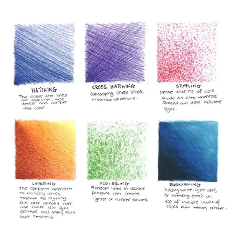 Ensemble de crayons de couleur 48/72, plein de couleurs vibrantes pour les enseignants, crayons de dessin d'art à mine souple pour le coloriage pour adultes, l'esquisse et la peinture, cadeaux de livres pour adultes