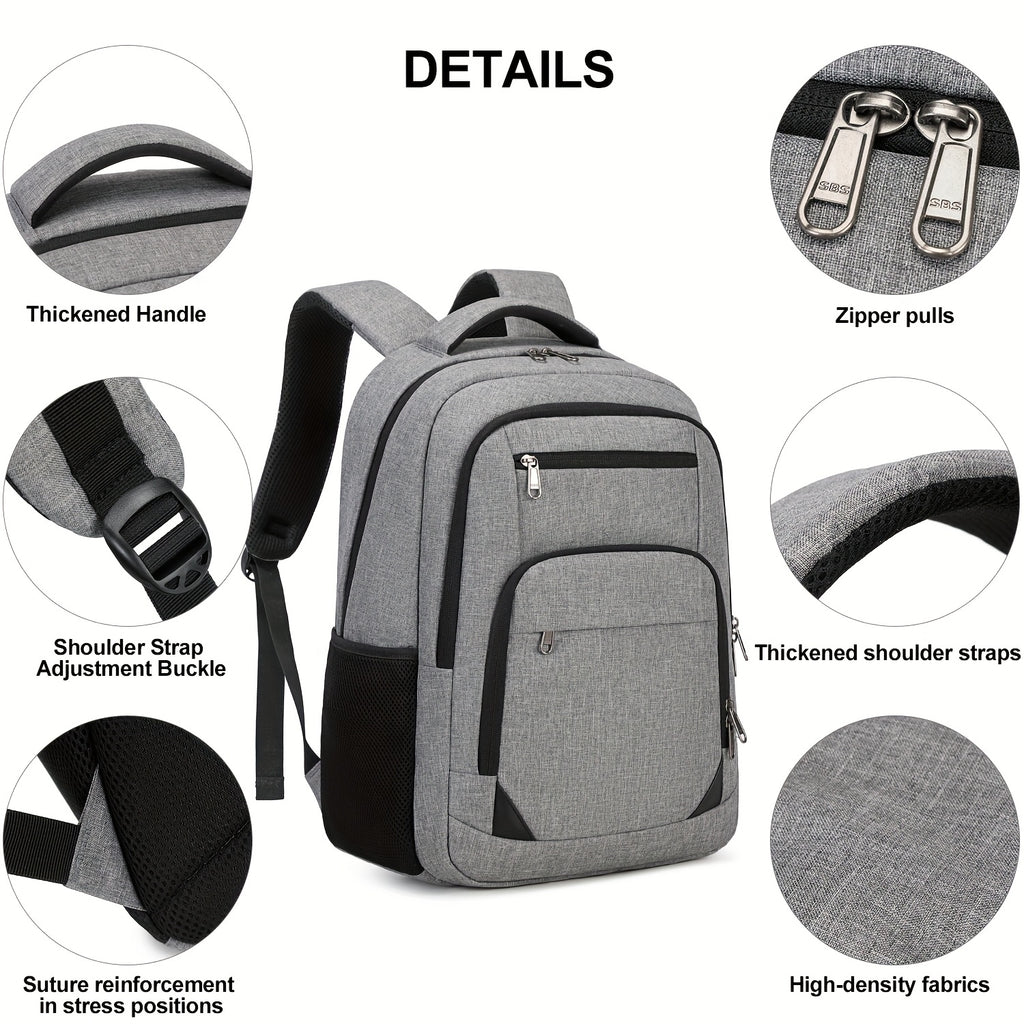 Sac à Dos Unisexe pour Affaires, Sac à Dos pour Ordinateur Portable, Randonnée, Adapté pour le Travail, l'Université, les Voyages, Sac Polyvalent pour la Rentrée Scolaire