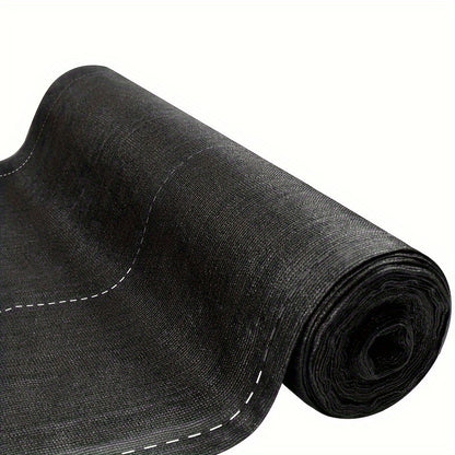 Écran de confidentialité de 100 cm pour balcon, terrain de sport et jardin, filet d'ombrage 150 g/m² avec  UV et design -vent, inclut attaches en gris foncé vert