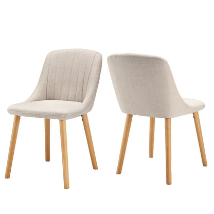 Chaises de salle à manger modernes au design qui s'intègre parfaitement à divers styles d'intérieur, adaptées au salon, à la cuisine et à la chambre - Lot de 2 / Lot de 4 / Lot de 6