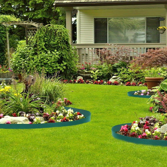 Ruban de Bordure de Pelouse en Plastique Flexible - Rouleau de 20m pour Allées de Jardin, Lits de Gravier & Coupe de Gazon - Matériau PP Durable en Anthracite, Gris et Vert - Solution d'Aménagement Facile à Installer, Bordures de Jardin Flexibles | Access