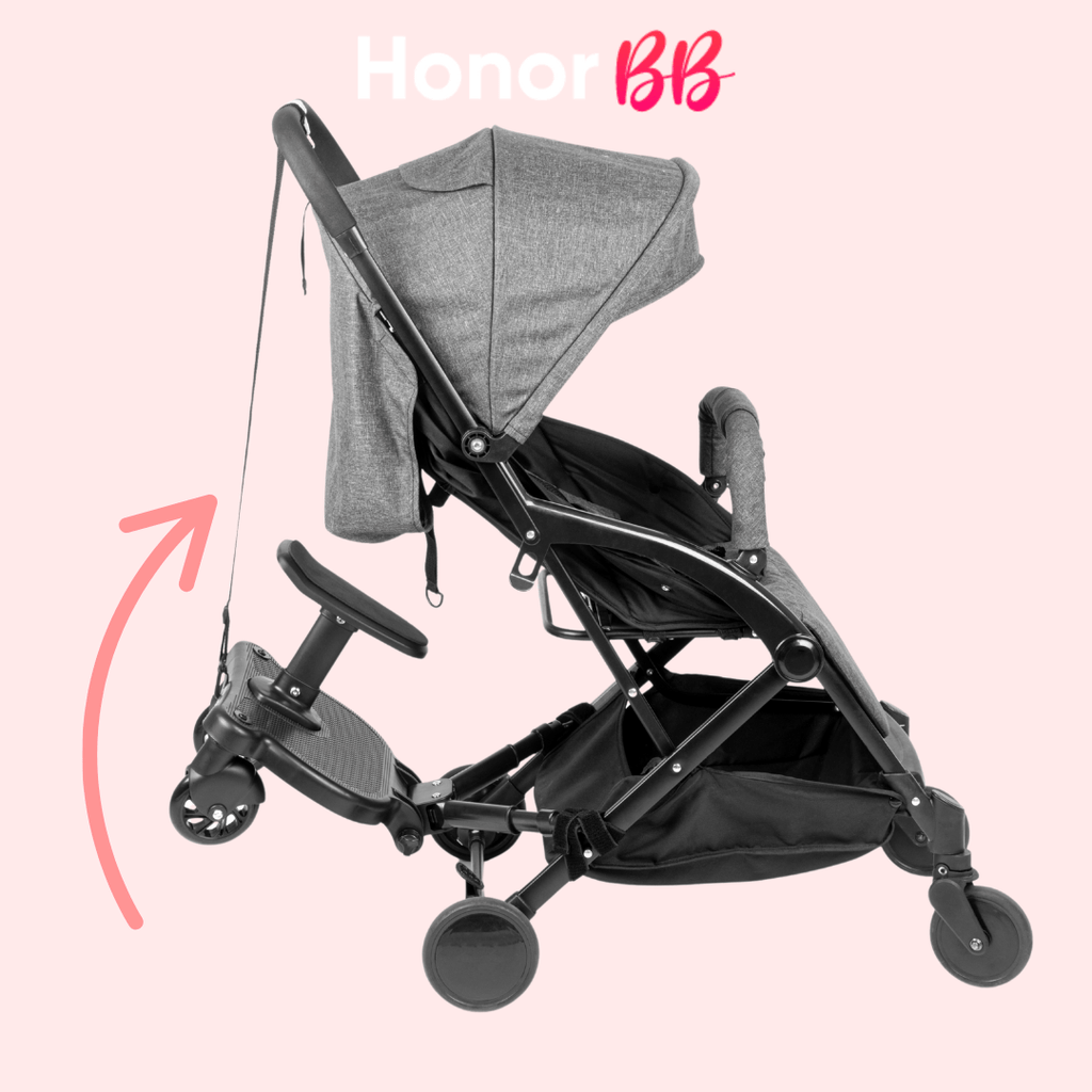 Honor BB Planche Universelle Roalleasy pour Poussettes – Support Stable et Sécurisé pour Enfant, Facile à Installer, Compatible avec la Plupart des Poussettes, Confortable et Pratique pour Déplacements en Famille, Idéal pour Marcher et Voyager avec Bébé e