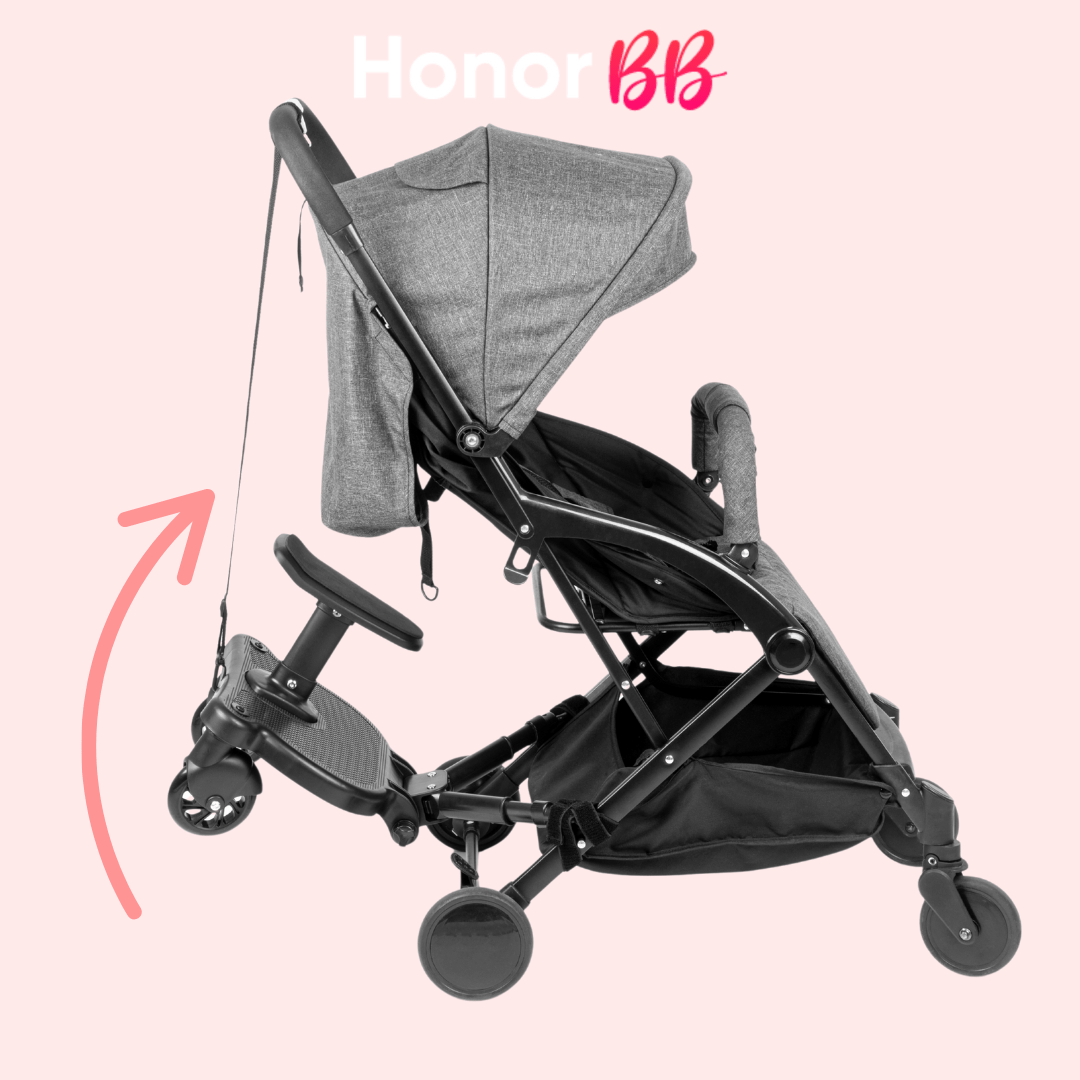 Honor BB Planche Universelle Roalleasy pour Poussettes – Support Stable et Sécurisé pour Enfant, Facile à Installer, Compatible avec la Plupart des Poussettes, Confortable et Pratique pour Déplacements en Famille, Idéal pour Marcher et Voyager avec Bébé e
