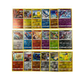 Original 20 Cartes Pokémon Reverse Holo Glitzer, Cartes Pokémon Rares en Anglais Holographiques Reverse Diverses Cartes des Ensembles Actuels + Protection d'Expédition Heartforcards®