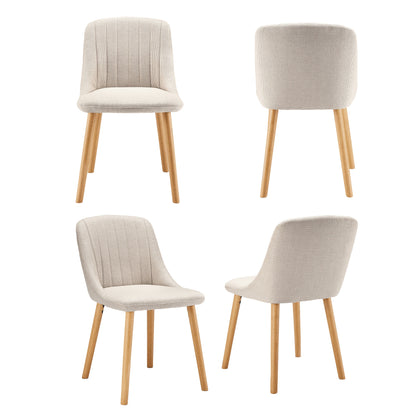 Chaises de salle à manger modernes au design qui s'intègre parfaitement à divers styles d'intérieur, adaptées au salon, à la cuisine et à la chambre - Lot de 2 / Lot de 4 / Lot de 6