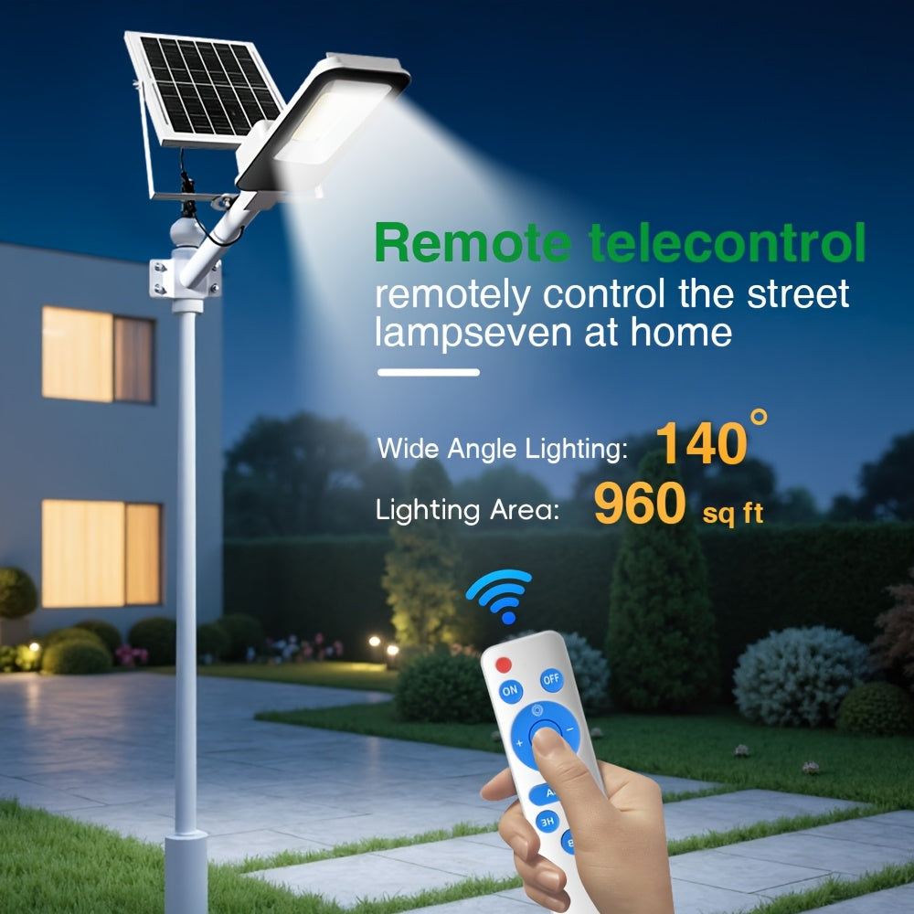 Lampes Solaires de Jardin, Allumage Automatique du Crépuscule à l'Aube. Disponibles en Spécifications 4000Mah/6000Mah. Lampes LED de Jardin Haute Luminosité, Lampadaires Solaires d'Extérieur, Adaptées aux Rues, Terrasses, Cours, Garages, Terrasses, Parkin