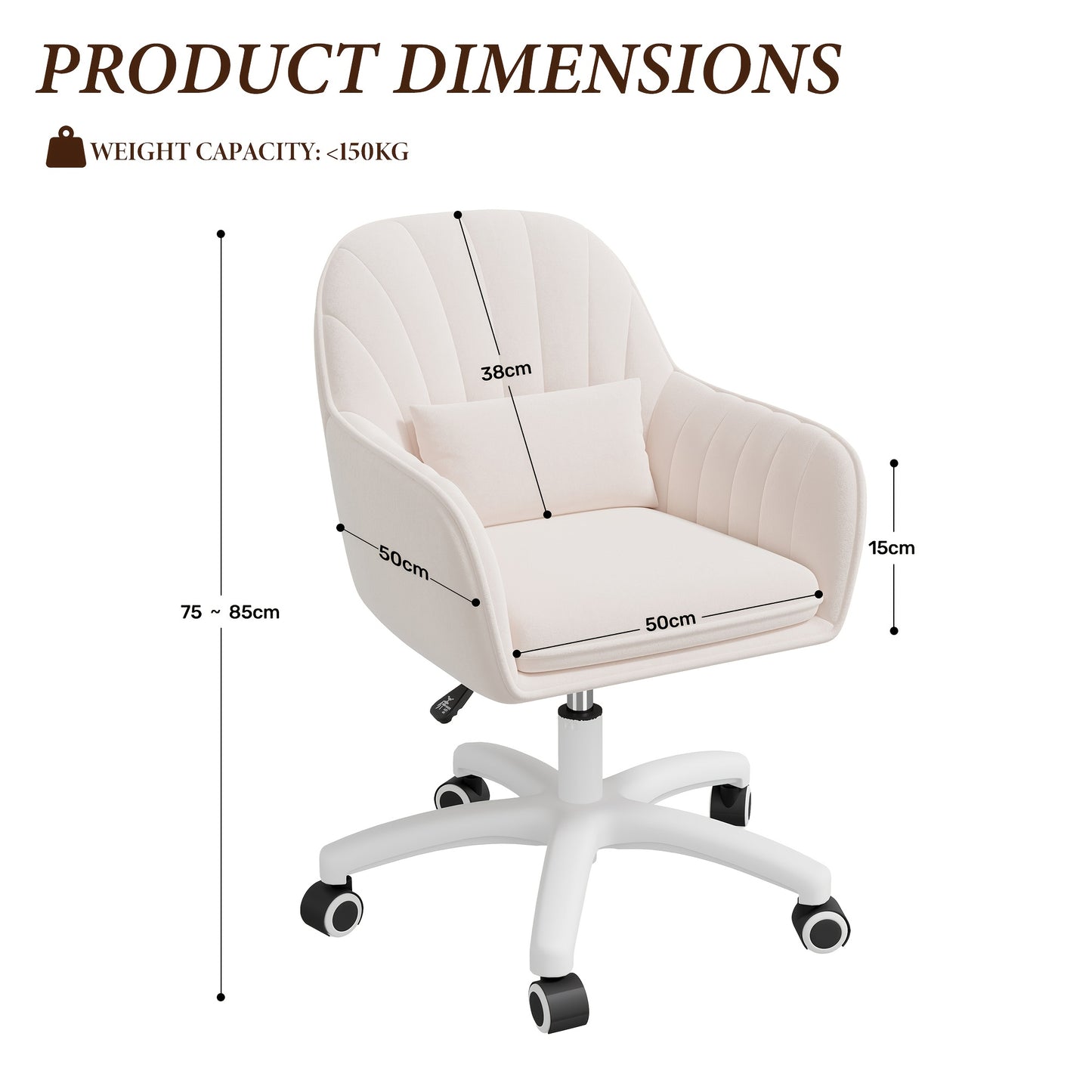 Chaise de Bureau Modèle 118, Version Compacte