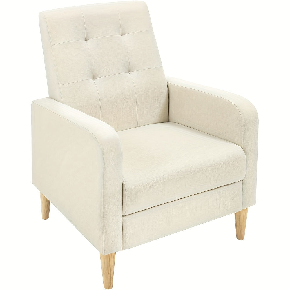 1pc Fauteuil de loisirs, Siège confortable avec accoudoirs, Fauteuil moderne, Peut être utilisé comme fauteuil TV de salon, Fauteuil de repos de bureau, Fauteuil de réception, Fauteuil de loisirs de chambre à coucher