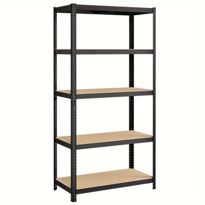Étagère métallique 5 niveaux, capacité 600 kg, montage sans outils, 50 x 100 x 200 cm, pour garage ou remise