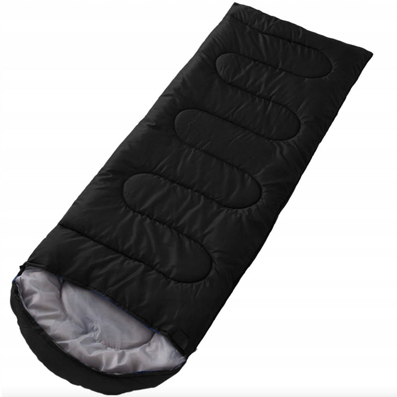 Housse de sac de couchage de camping, couverture de voyage avec capuche et fermeture éclair 210X75 cm, légère 500G. Sac de couchage hypoallergénique pour randonnées et camping. Grande taille, liberté de mouvement. Sac de transport compact et facile. Isola