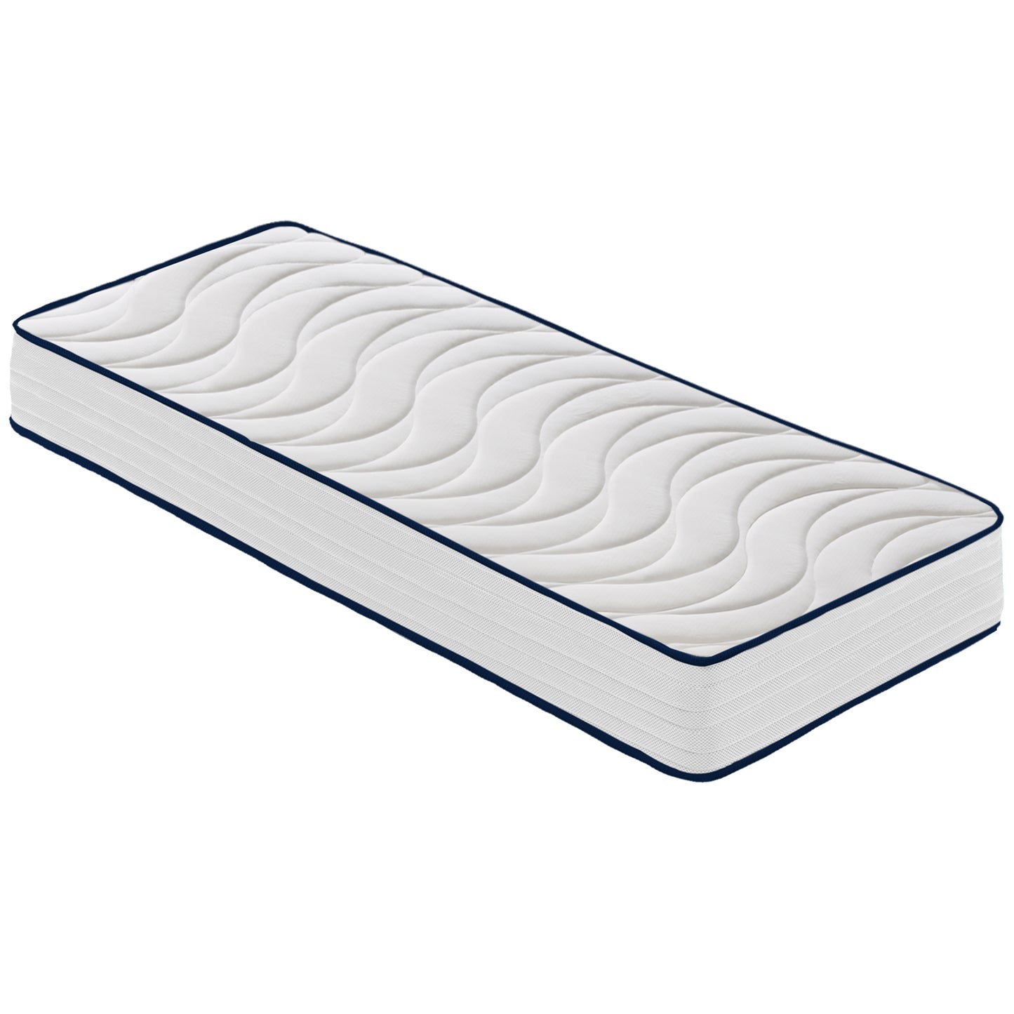 Matelas orthopédique en mousse à mémoire de forme, 13 zones de confort, très ferme, 20 cm de hauteur, effet rafraîchissant, vagues de mousse à mémoire de forme massantes, disponible en plusieurs tailles