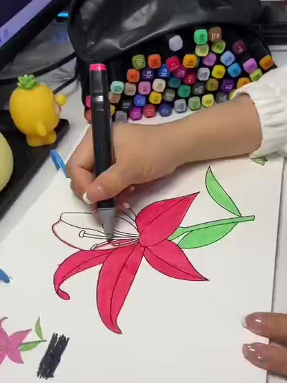 Les marqueurs à double pointe de 178 couleurs sont arrivés ! Avec une conception à double tête et une variété de couleurs, ils lancent une nouvelle aventure dans la création artistique. Idéal pour un usage artistique professionnel ou comme cadeau.