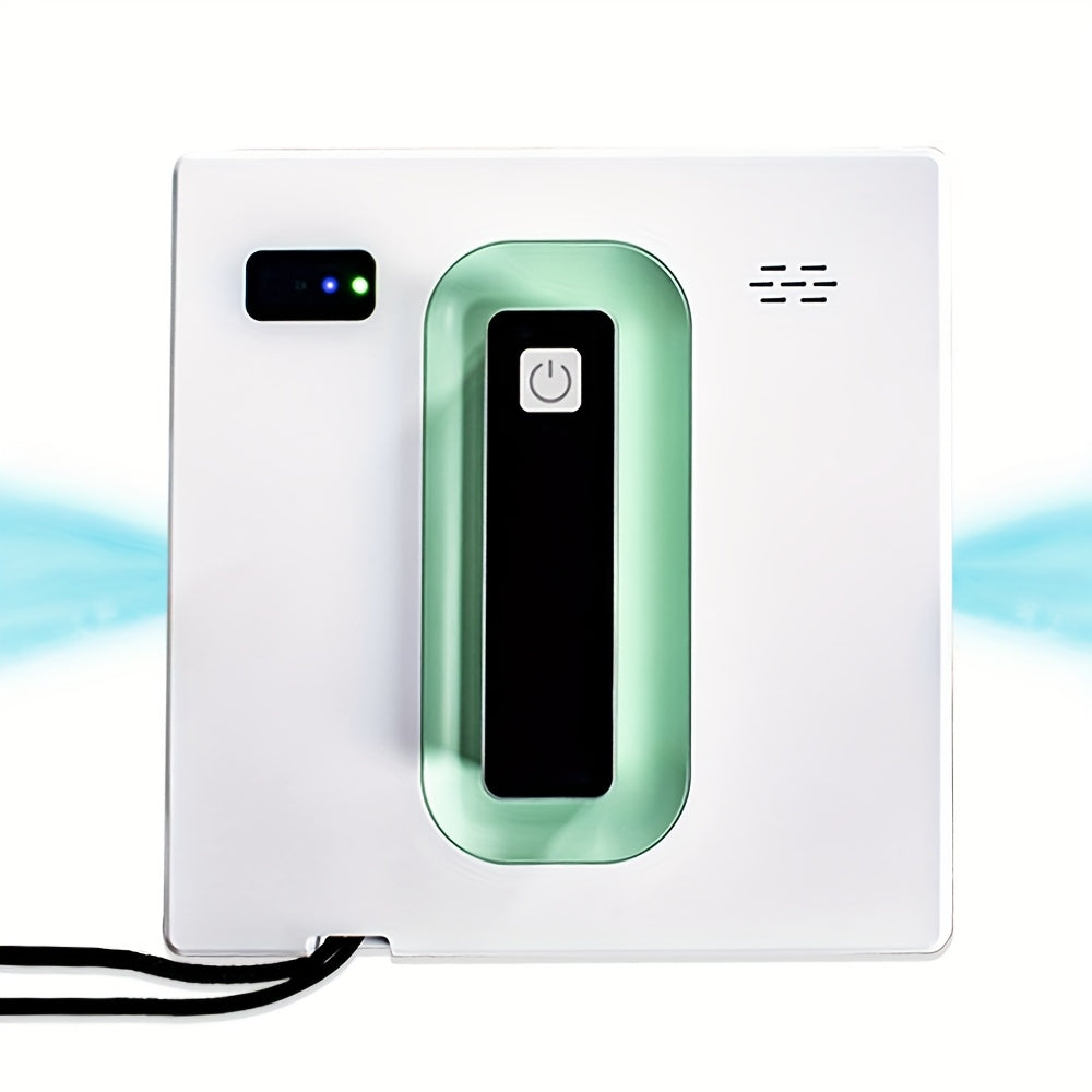 PuRuiKai 21 Nettoyeur Mural - Robot de Nettoyage de Fenêtres Entièrement Automatique avec Double Pulvérisation, Robot de Nettoyage de Vitres Carrées, Outil Intelligent de Nettoyage de Fenêtres Télécommandé, Cadeau d'Halloween