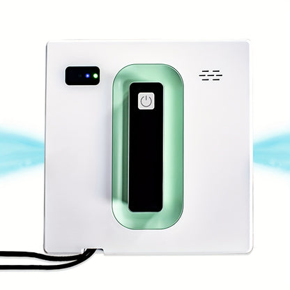 PuRuiKai 21 Nettoyeur Mural - Robot de Nettoyage de Fenêtres Entièrement Automatique avec Double Pulvérisation, Robot de Nettoyage de Vitres Carrées, Outil Intelligent de Nettoyage de Fenêtres Télécommandé, Cadeau d'Halloween