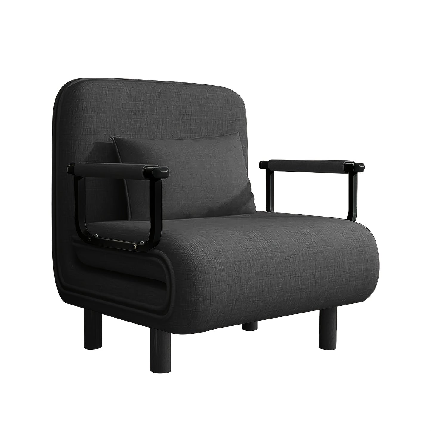 Fabulcozy Chaise de Bureau Canapé - Style Moderne, Dossier Réglable à 5 Niveaux, avec Appui-Tête et Coussin Confortable, Convient pour Salon/Bureau, Noir Gris Marron Vert Jaune Bleu Marron