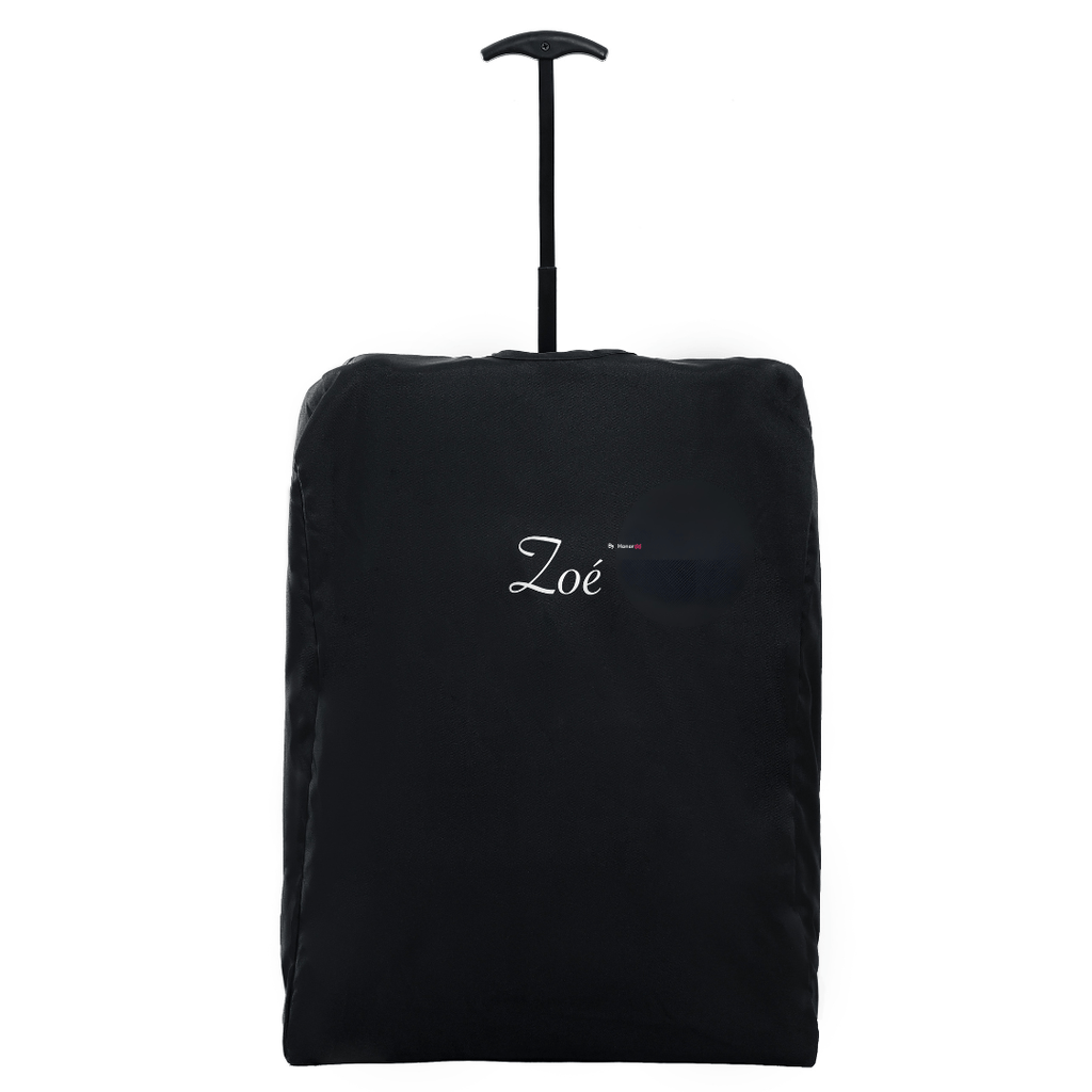 HonorBB ZOA Poussette Canne Bébé Légère et Compacte, 0-3 Ans, 0-15 kg, 3 Positions Inclinables, Pliage Automatique, Bandoulière, Moustiquaire et Protection Pluie Offerts – Essential Black