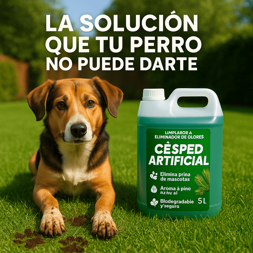 Nettoyant pour gazon artificiel PureTurf 5L – Désinfectant parfum pin pour usage intérieur et extérieur | Neutralise les odeurs d'animaux et garde votre jardin toujours frais