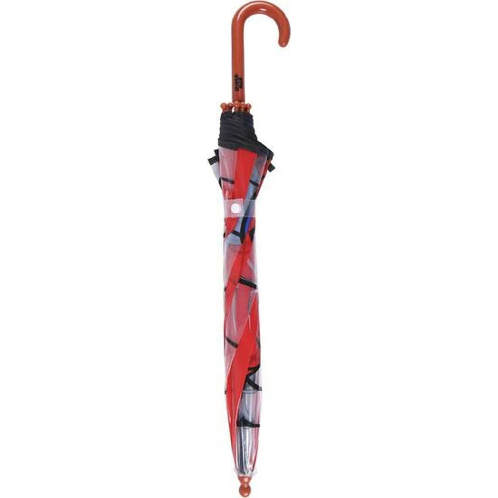 Parapluie de pluie transparent et multicolore en forme de cloche pour enfants SPIDER