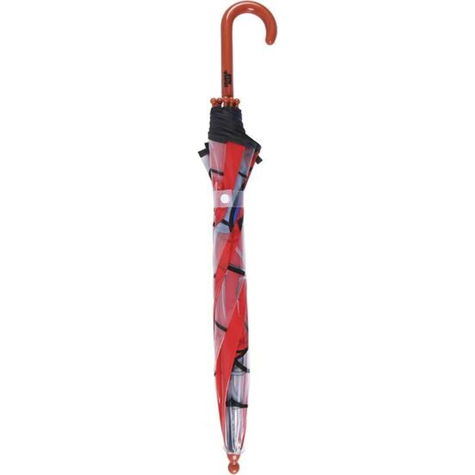 Parapluie de pluie transparent et multicolore en forme de cloche pour enfants SPIDER