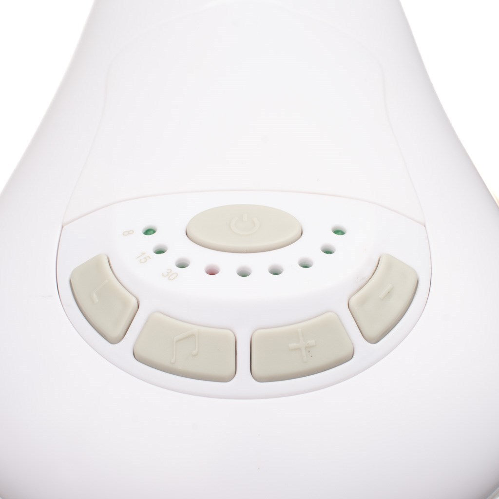 Bercelle à bascule électrique rotative à 360° Teddy Plus, chaise longue confortable avec vibrations, mélodies, minuterie, cadre en métal robuste, capacité de poids jusqu'à 9 kg, gris