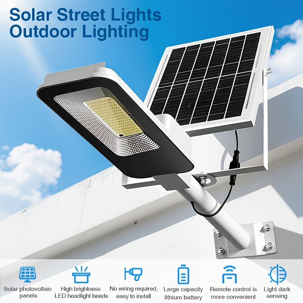 Lampes Solaires de Jardin, Allumage Automatique du Crépuscule à l'Aube. Disponibles en Spécifications 4000Mah/6000Mah. Lampes LED de Jardin Haute Luminosité, Lampadaires Solaires d'Extérieur, Adaptées aux Rues, Terrasses, Cours, Garages, Terrasses, Parkin