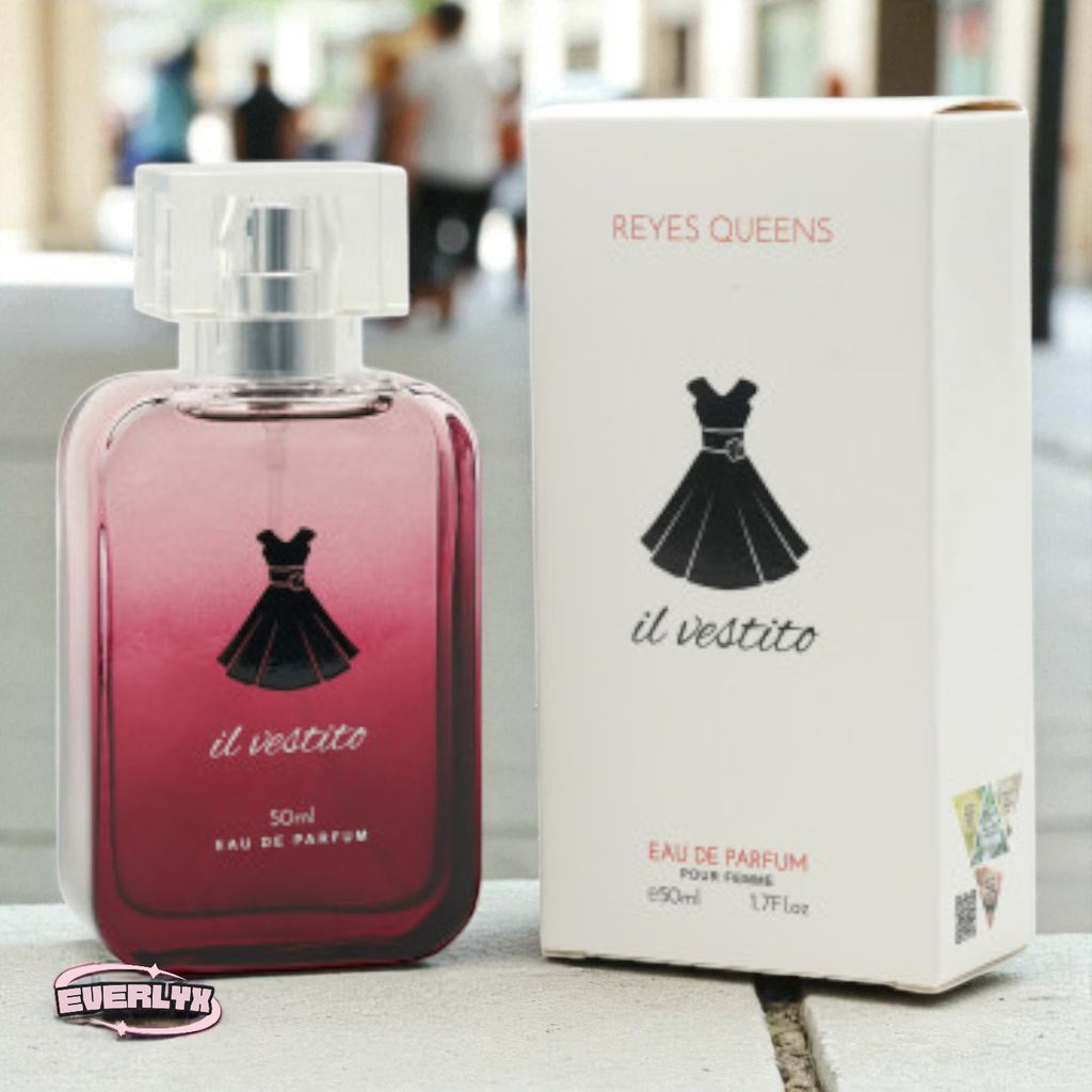 Everlyx - Parfum The Dress Eau De Parfum 50Ml Fragrance Féminine aux Notes Sucrées - Arôme Élégant, Délicat et Longue Durée Qui Associe la Fraîcheur et la Sensualité - Parfait pour les Femmes Qui Cherchent un Toucher Sophistiqué au Quotidien