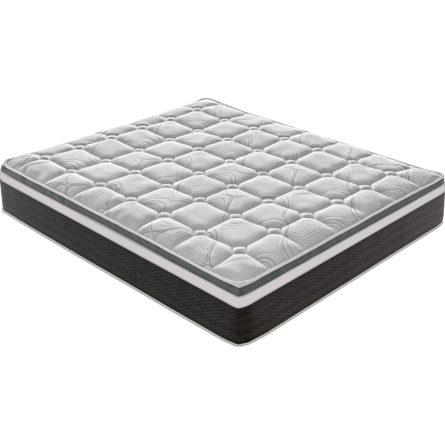 Matelas en mousse à mémoire de forme, orthopédique et indéformable, 30 cm de hauteur, 13 zones de confort, fabriqué en Italie, maximum de respirabilité, système de soulagement des points de pression disponible en différentes tailles