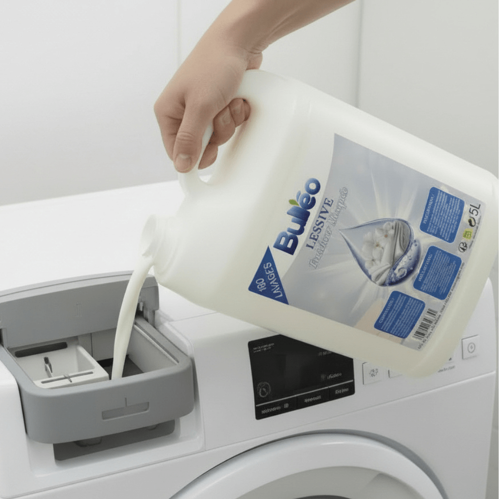 Lessive Musc Blanc 5L – Parfum Intense, 180 Lavages – Lessive Concentrée Pas Cher Livraison Rapide - Bulleo