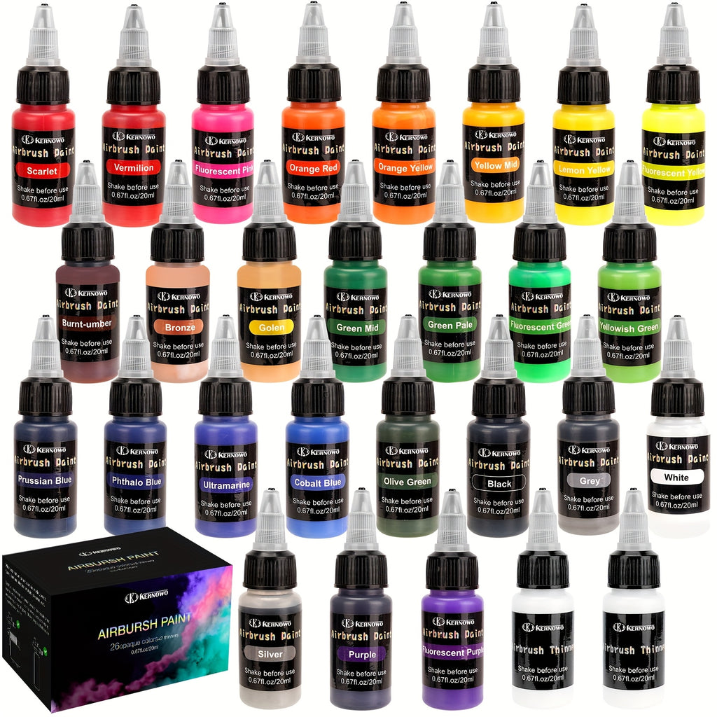 Ensemble de pigments assortis 36/26/15 couleurs, 20 ml/0,67 oz, multifonctionnel, idéal pour la peinture à l'huile, la peinture manuelle, la création DIY, les débutants, les amateurs, la peinture sur céramique, cadeaux de vacances, idées cadeaux