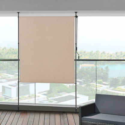 Store Extérieur Cimarra pour Balcon avec Manivelle, Cadre en Acier Résistant aux Intempéries, Disponible en Diverses Couleurs et Tailles