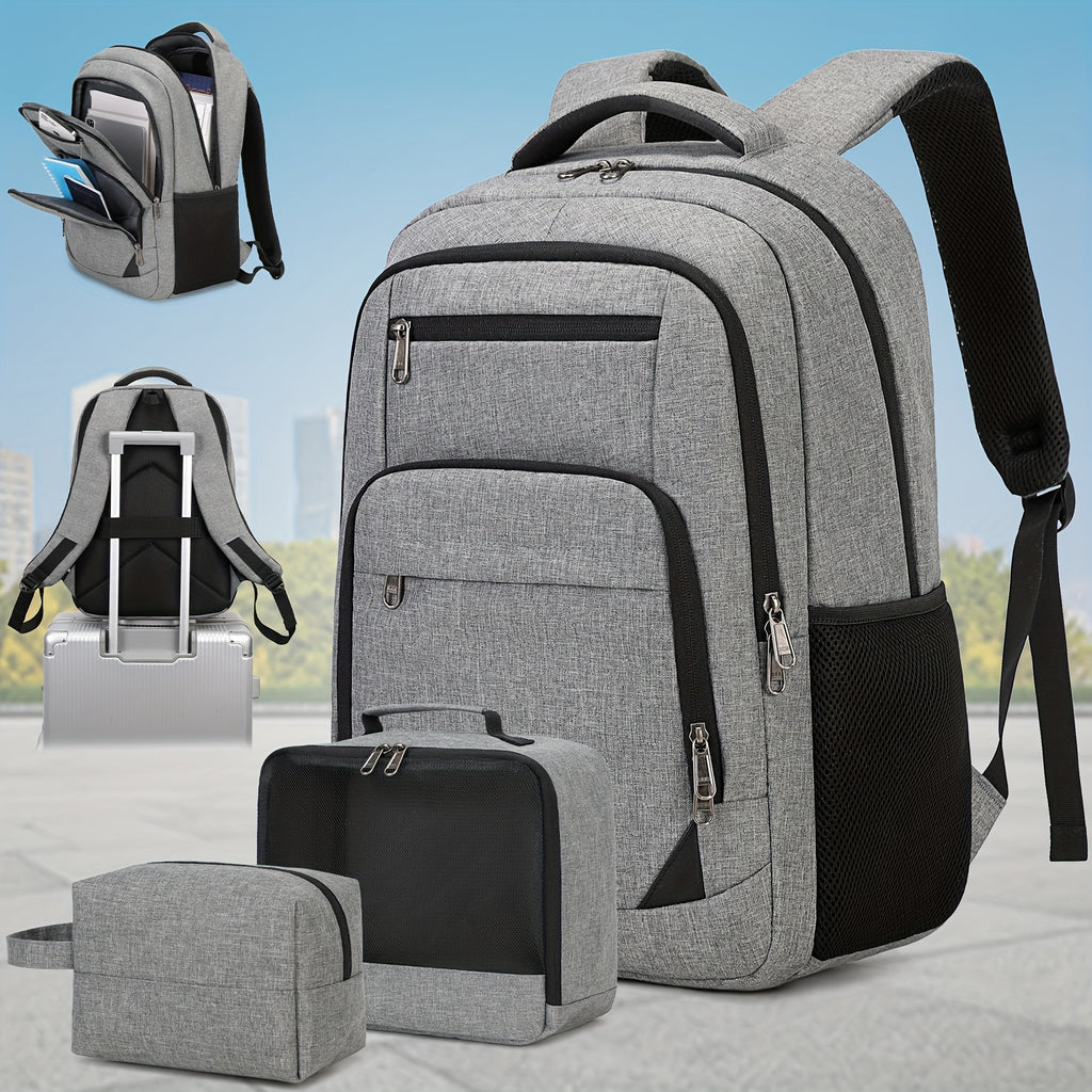 Sac à Dos Unisexe pour Affaires, Sac à Dos pour Ordinateur Portable, Randonnée, Adapté pour le Travail, l'Université, les Voyages, Sac Polyvalent pour la Rentrée Scolaire