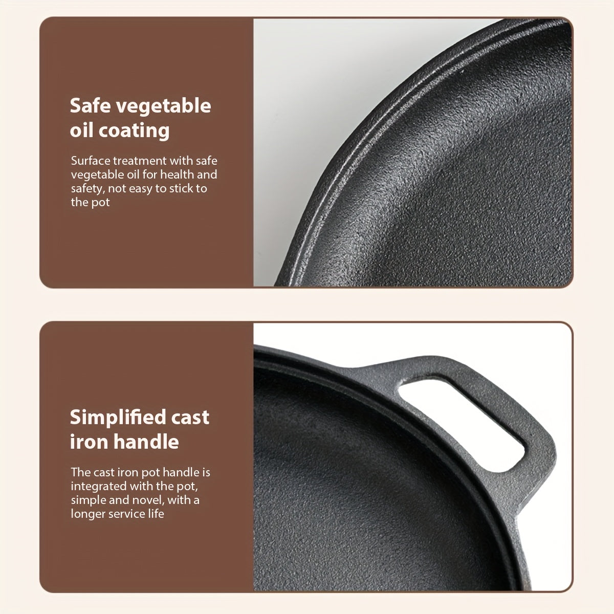 Poêle-plaque chauffante antiadhésive multifonction 2/3 pièces - Compatible avec plusieurs types de cuisinières, idéale pour la cuisine à la maison, la pizza en plein air, le barbecue, la cuisson de pancakes, cadeaux de Noël, d'Halloween, la cuisine des fê