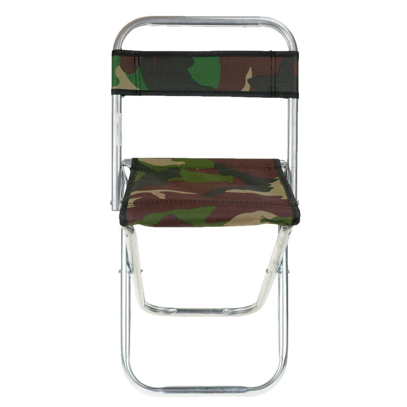Chaise de pêche pliante avec dossier et tabouret