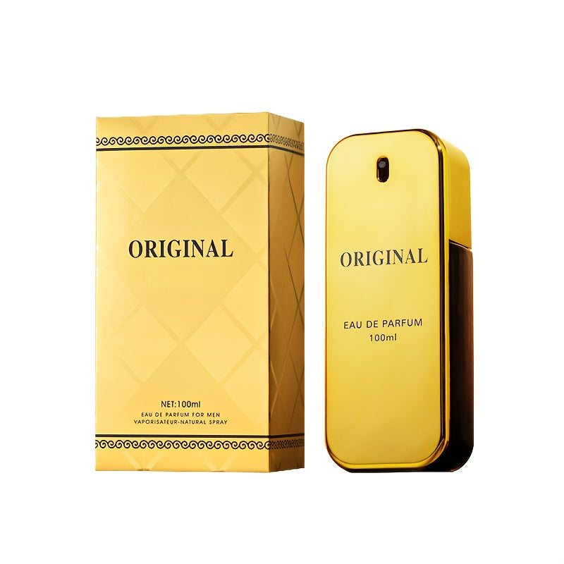 Une eau de Cologne luxueuse pour hommes, offrant une fragrance boisée agréable, dans un flacon en verre sophistiqué fabriqué à la main, parfait pour les fêtes et les rendez-vous, le cadeau idéal pour lui