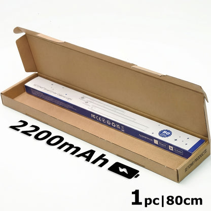 SETONR Slim LED Lampes Sous Meuble - Boîtier Métallique, Rechargeable, 450/600/2200/4400 Mah, Détecteur de Mouvement Humain, Dimmable, Adhésif, Éclairage de Cuisine à Piles pour Placards, Comptoirs et Étagères, Jusqu'à 60Cm, Longue Autonomie Disponible