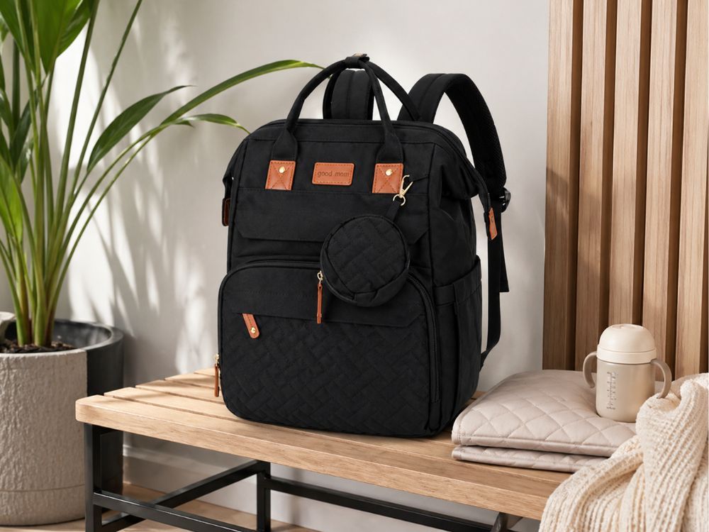 Sac à dos Maman avec lit et USB, Sac à dos multifonctionnel pour parents avec organisateur, Grand sac à dos de voyage avec fonction lit pour enfants, Sac à dos pratique pour la marche et les voyages, Lit pliable avec matelas, Sac à dos quotidien spacieux