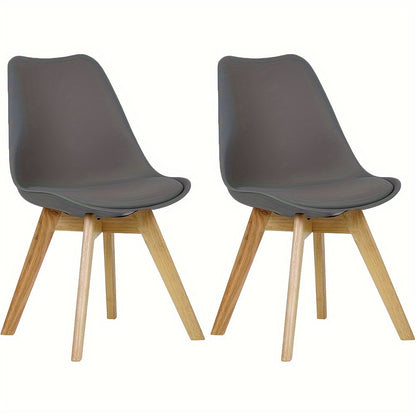 2/4pcs Chaise de salle à manger Bureau Chaise de visite Chaise de réception Chaise de designer Chaise de cuisine en bois