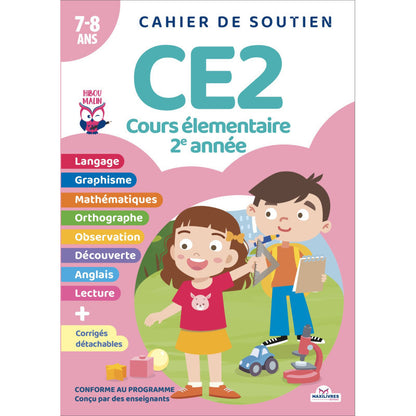 Cahier de soutien - Cours Elémentaire 2° année - CE2
