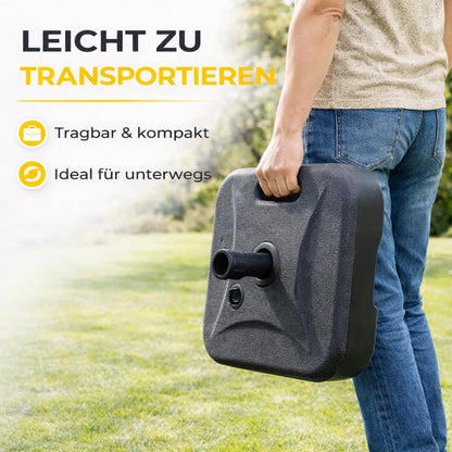 TK Supports de crème solaire pour écrans de feux de circulation - Poids de parapluie remplissables pour croix de sol en plastique et supports de crème solaire stables