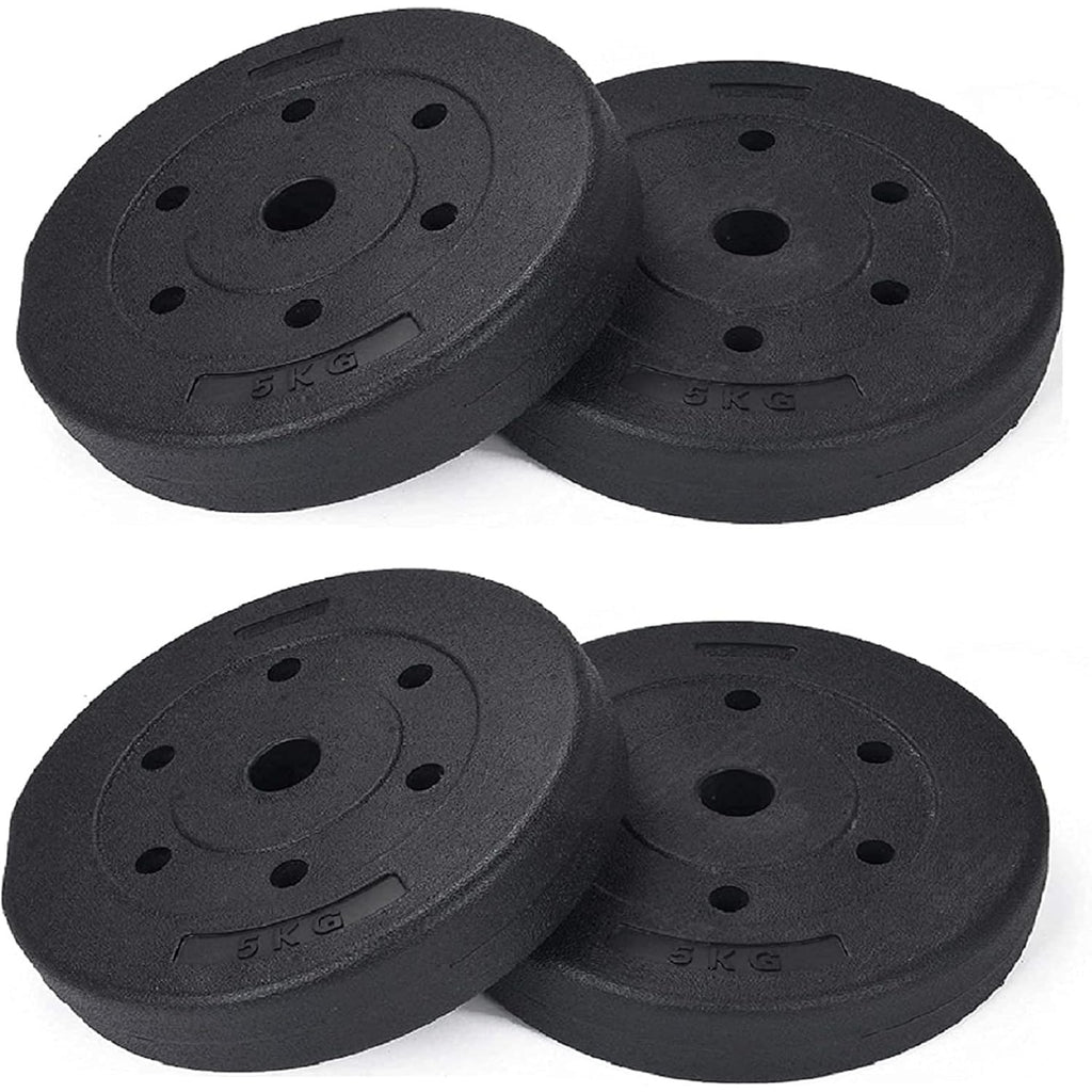 Jeu de Plaques de Poids Standard 15kg/20kg/30kg pour Haltères, Barre d'Haltérophilie et Entraînement de Musculation
